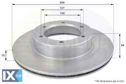 ΔΙΣΚΟΠΛΑΚΑ ΕΜΠΡΟΣΘ.TOYOTA  ADC0173V 4351235110 4351235190 J4351235190
