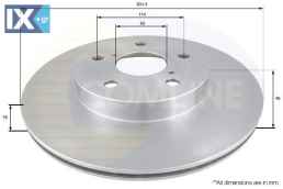 ΔΙΣΚΟΠΛΑΚΑ ΕΜΠΡΟΣΘ.TOYOTA  ADC0174V 4351235020 4351242010 4351242020
