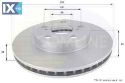 ΔΙΣΚΟΠΛΑΚΑ ΕΜΠΡΟΣΘ.TOYOTA  ADC0175V 4351220470 4351220480 4351220580