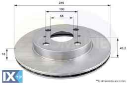 ΕΠΙΧΡΙΣΜΕΝΗ ΔΙΣΚΟΠΛΑΚΑ ΕΜΠΡ. TOYOTA  ADC0193V 435120D010 4351252010 4351252020 4351252050