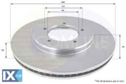 ΔΙΣΚΟΠΛΑΚΑ ΕΜΠΡΟΣΘ.TOYOTA  ADC0195V 4351226120