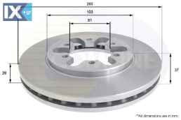 ΕΠΙΧΡΙΣΜΕΝΗ ΔΙΣΚΟΠΛΑΚΑ ΕΜΠΡΟΣΘ.NISSAN  ADC0220V 4020602N01 402065T500