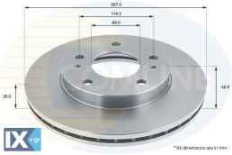 ΕΠΙΧΡΙΣΜΕΝΗ ΔΙΣΚΟΠΛΑΚΑ ΕΜΠΡΟΣΘ.NISSAN  ADC0228V 402069C100 40206Y9502