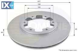 ΕΠΙΧΡΙΣΜΕΝΗ ΔΙΣΚΟΠΛΑΚΑ ΕΜΠΡΟΣΘ.NISSAN-FO  ADC0238V 4351220100 4351220110 4351220150 402060F000 402060F001 4020631G00 4020631G01 40206VJ200 1954433
