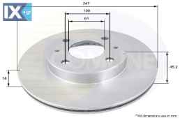 ΔΙΣΚΟΠΛΑΚΑ ΕΜΠΡΟΣΘ.NISSAN  ADC0242V 402060M801 402060M802