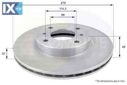 ΕΠΙΧΡΙΣΜΕΝΗ ΔΙΣΚΟΠΛΑΚΑ ΕΜΠΡΟΣΘ.NISSAN  ADC0252V 402062F500 402062F501 4020655F01 4020655F03 4020673L01