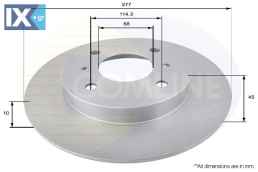 ΔΙΣΚΟΠΛΑΚΑ ΟΠΙΣΘ. NISSAN  ADC0259 4320699J04