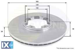 ΕΠΙΧΡΙΣΜΕΝΗ ΔΙΣΚΟΠΛΑΚΑ ΕΜΠΡΟΣΘ.NISSAN  ADC0267V 402061W600 402066W500 40206VE800
