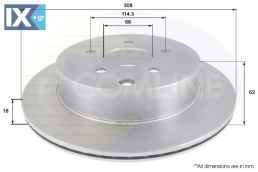 ΔΙΣΚΟΠΛΑΚΑ ΟΠΙΣΘ. NISSAN  ADC0271V 432063JA0A 43206EG000 43206CA000 43206EG000