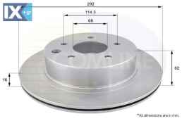 ΕΠΙΧΡΙΣΜΕΝΗ ΔΙΣΚΟΠΛΑΚΑ ΟΠΙΣΘ. NISSAN - R  ADC0272V 432068H304 432068H305 432068H700 432068H701 432068H702 432000016R 432003112R 432003112R
