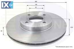 ΔΙΣΚΟΠΛΑΚΑ ΕΜΠΡΟΣΘ.NISSAN  ADC0281V 402061HA0A 402061HA0B