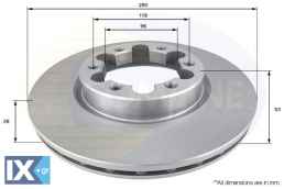ΔΙΣΚΟΠΛΑΚΑ ΕΜΠΡΟΣΘ.NISSAN  ADC0285V 402069X403
