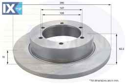 ΔΙΣΚΟΠΛΑΚΑ ΟΠΙΣΘ. NISSAN  ADC0288 43206MB600 5001874635