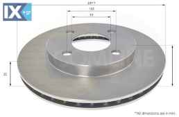 ΕΠΙΧΡΙΣΜΕΝΗ ΔΙΣΚΟΠΛΑΚΑ ΕΜΠΡΟΣΘ. NISSAN  ADC0292V 40206AX000 40206CT40A