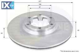 ΕΠΙΧΡΙΣΜΕΝΗ ΔΙΣΚΟΠΛΑΚΑ ΕΜΠΡΟΣΘ.MITSUBISH  ADC0307V MB407038 MB407039