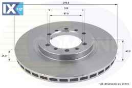 ΕΠΙΧΡΙΣΜΕΝΗ ΔΙΣΚΟΠΛΑΚΑ ΕΜΠΡΟΣΘ.MITSUBISH  ADC0336V MB618716 MB669761 MB928697 MN102186 MR129648 MR129649