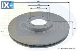 ΕΠΙΧΡΙΣΜΕΝΗ ΔΙΣΚΟΠΛΑΚΑ ΕΜΠΡΟΣΘ.MITSUBISH  ADC0346V MB699716