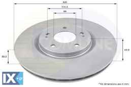 ΔΙΣΚΟΠΛΑΚΑ ΕΜΠΡΟΣΘ.MITSUBISHI  ADC0357V MR370723