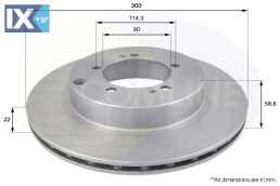 ΔΙΣΚΟΠΛΑΚΑ ΟΠΙΣΘ. MITSUBISHI  ADC0358V MR370724 MR493994