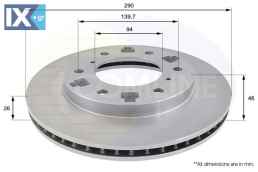 ΕΠΙΧΡΙΣΜΕΝΗ ΔΙΣΚΟΠΛΑΚΑ ΕΜΠΡΟΣΘ.MITSUBISH  ADC0359V MR407116 MR407289