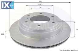 ΕΠΙΧΡΙΣΜΕΝΗ ΔΙΣΚΟΠΛΑΚΑ ΟΠΙΣΘ. MITSUBISHI  ADC0360V MR418067
