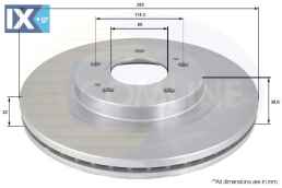 ΕΠΙΧΡΙΣΜΕΝΗ ΔΙΣΚΟΠΛΑΚΑ ΕΜΠΡΟΣΘ.MITSUBISH  ADC0361V MR334996