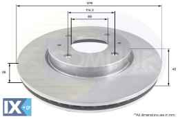 ΔΙΣΚΟΠΛΑΚΑ ΕΜΠΡΟΣΘ.MITSUBISHI  ADC0364V MR510741 MR510742