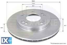 ΔΙΣΚΟΠΛΑΚΑ ΕΜΠΡΟΣΘ.MITSUBISHI  ADC0366V MB618799 MB668108 MB928996 MR128154 MR389724