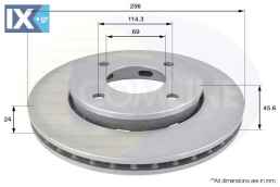 ΕΠΙΧΡΙΣΜΕΝΗ ΔΙΣΚΟΠΛΑΚΑ ΕΜΠΡΟΣΘ.MITSUBISH  ADC0374V 4605A068 M4605A068 4544200001 454420001