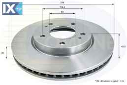 ΔΙΣΚΟΠΛΑΚΑ ΕΜΠΡΟΣΘ.MITSUBISHI  ADC0383V MR510965 MR510966