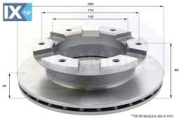 ΕΠΙΧΡΙΣΜΕΝΗ ΔΙΣΚΟΠΛΑΚΑ ΟΠΙΣΘ. MITSUBISHI  ADC0386V MK356572