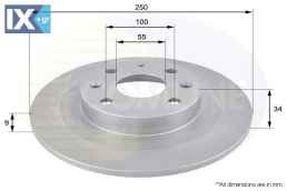 ΔΙΣΚΟΠΛΑΚΑ ΟΠΙΣΘ. MAZDA  ADC0410 BB4C26251B BB4C2651 BB4C2651A BB4C2651B BB4C2651C BB8V2651 BR742651 BR742651A BR742651B BR742651E F1CZ2C26B F1ZZ2C26A