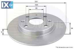 ΔΙΣΚΟΠΛΑΚΑ ΟΠΙΣΘ. MAZDA  ADC0415 NA0126251C B4612651C B4612651D B4Y22651C NA012651A