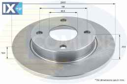 ΔΙΣΚΟΠΛΑΚΑ ΕΜΠΡΟΣΘ.MAZDA-FORD  ADC0436 1E033351 1E033351A 1013581 1019598 1112542 5022652 96FX1125A1B 96FX1125AB