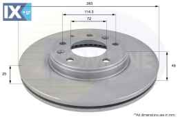 ΕΠΙΧΡΙΣΜΕΝΗ ΔΙΣΚΟΠΛΑΚΑ ΕΜΠΡΟΣΘ.MAZDA  ADC0445V G26Y335XA GJ6Y335XA