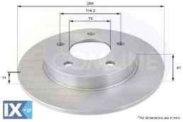 ΕΠΙΧΡΙΣΜΕΝΗ ΔΙΣΚΟΠΛΑΚΑ ΟΠΙΣΘ. MAZDA  ADC0448 BP4Y26251D BP4Y2651B BP4Y2651C BP4Y2651D C24Y2651C C24Y2651C9A