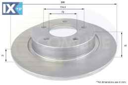 ΔΙΣΚΟΠΛΑΚΑ ΟΠΙΣΘ. MAZDA  ADC0449 C25Y26251A BP6Y2651B BP6Y2651C BP6Y2651D BP6Y2651E BPY62651A C25Y2651B C25Y2651C