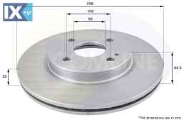 ΕΠΙΧΡΙΣΜΕΝΗ ΔΙΣΚΟΠΛΑΚΑ ΕΜΠΡΟΣΘ.MAZDA  ADC0457V DF713351