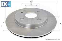 ΕΠΙΧΡΙΣΜΕΝΗ ΔΙΣΚΟΠΛΑΚΑ ΕΜΠΡΟΣΘ.MAZDA  ADC0472V D65133251