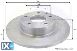ΔΙΣΚΟΠΛΑΚΑ ΟΠΙΣΘ. MAZDA  ADC0474 GHT22651
