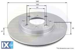 ΔΙΣΚΟΠΛΑΚΑ ΕΜΠΡΟΣΘ.HONDA  ADC0505V 45251SH1A00 45251SH3A00 45251SH3A10 45251SR3A10
