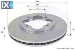 ΔΙΣΚΟΠΛΑΚΑ ΕΜΠΡΟΣΘ.HONDA  ADC0515V 45251SM4000 45251SM4010 45251SM4020 45251SN7E40 GBD90836
