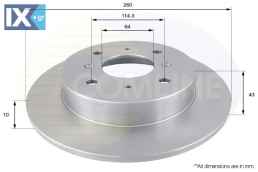 ΔΙΣΚΟΠΛΑΚΑ ΟΠΙΣΘ. HONDA  ADC0520 42510SG9000 42510SG9010 42510SG9000 CLP3758 GBD90802 GBD90834