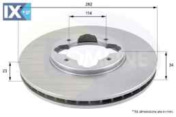 ΔΙΣΚΟΠΛΑΚΑ ΕΜΠΡΟΣΘ.HONDA  ADC0521V 45251SM4G00 45251SM4G01 45251SM4G02 45251SMAG02 45251SN7E50 GBD90037 GBD90837 GBD90843