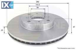 ΔΙΣΚΟΠΛΑΚΑ ΕΜΠΡΟΣΘ.HONDA  ADC0535V 4251SS0A00 4251ST3E60 45251S0A000 45251SOA000 45251SS0A00 45251ST3E60 GBD90840