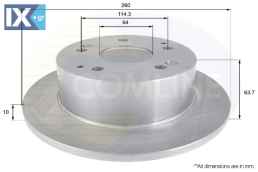 ΔΙΣΚΟΠΛΑΚΑ ΟΠΙΣΘ. HONDA  ADC0540 42510S1A305 42510S1AE20