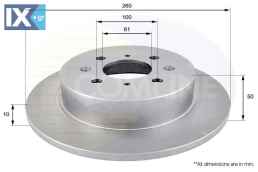 ΔΙΣΚΟΠΛΑΚΑ ΟΠΙΣΘ. HONDA-ROVER  ADC0543 SDB000290 42510S5A000 42510S5AA00 42510S5HT00 42510S6DE00 42510ST3E00