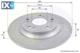 ΔΙΣΚΟΠΛΑΚΑ ΟΠΙΣΘ. HONDA  ADC0548 42510S2A000