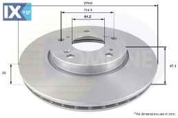 ΕΠΙΧΡΙΣΜΕΝΗ ΔΙΣΚΟΠΛΑΚΑ ΕΜΠΡΟΣΘ.HONDA  ADC0550V 45251SEAE00