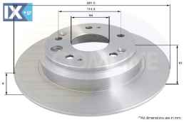 ΔΙΣΚΟΠΛΑΚΑ ΟΠΙΣΘ. HONDA  ADC0551 42510SZ3J00